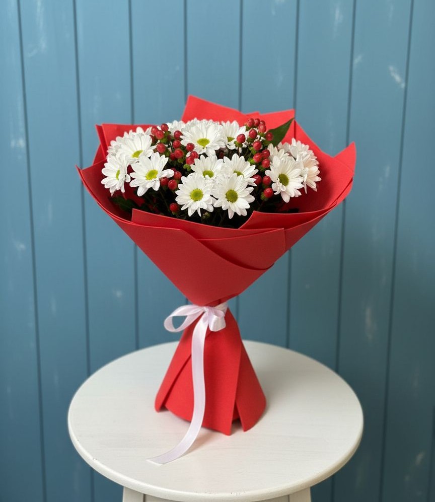 Букет цветов из: Хризантемы в Тахтамукай