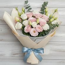 Букет цветов из:  Лизиантусы #REPLACE_PRED# Тахтамукай