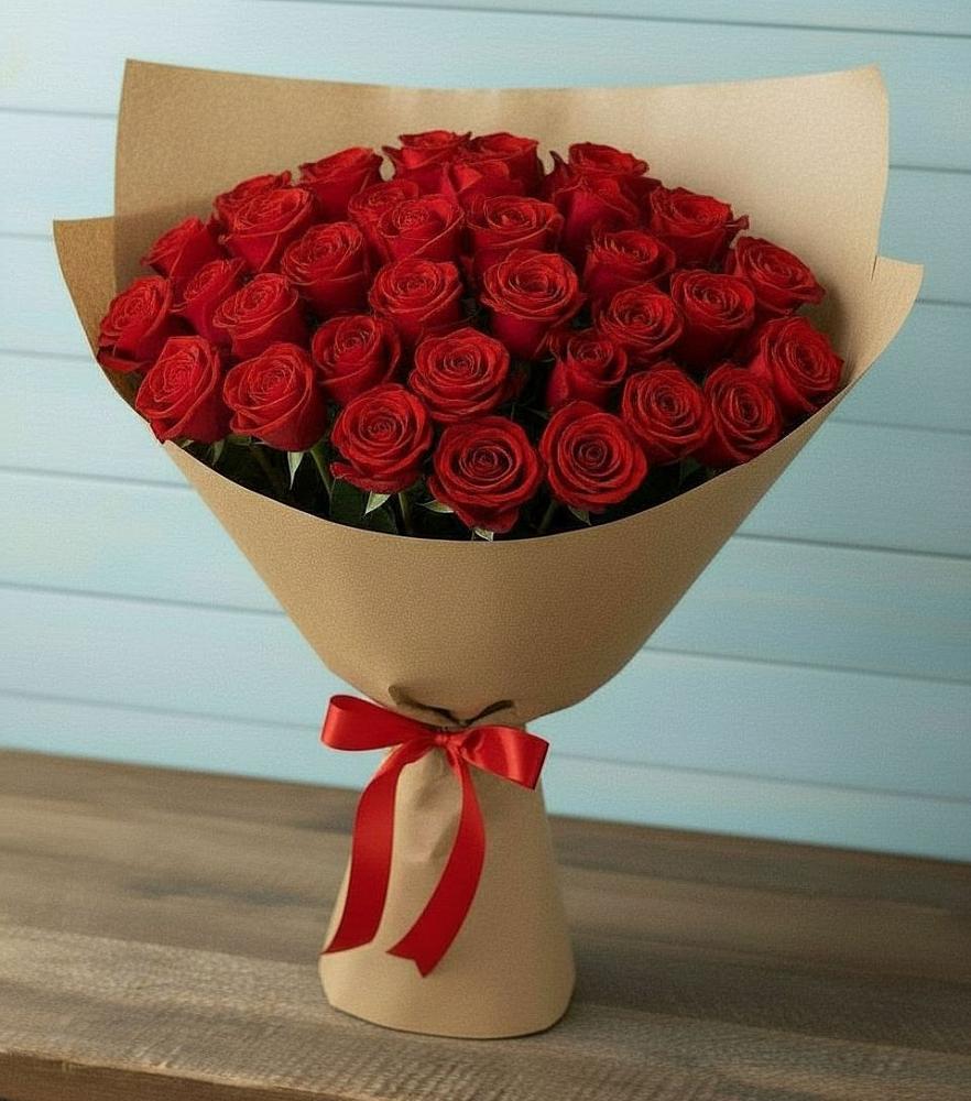 Букет Красные розы Милано в Тахтамукай
