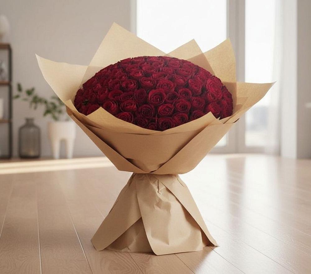 Букет 101 Красная роза в Тахтамукай