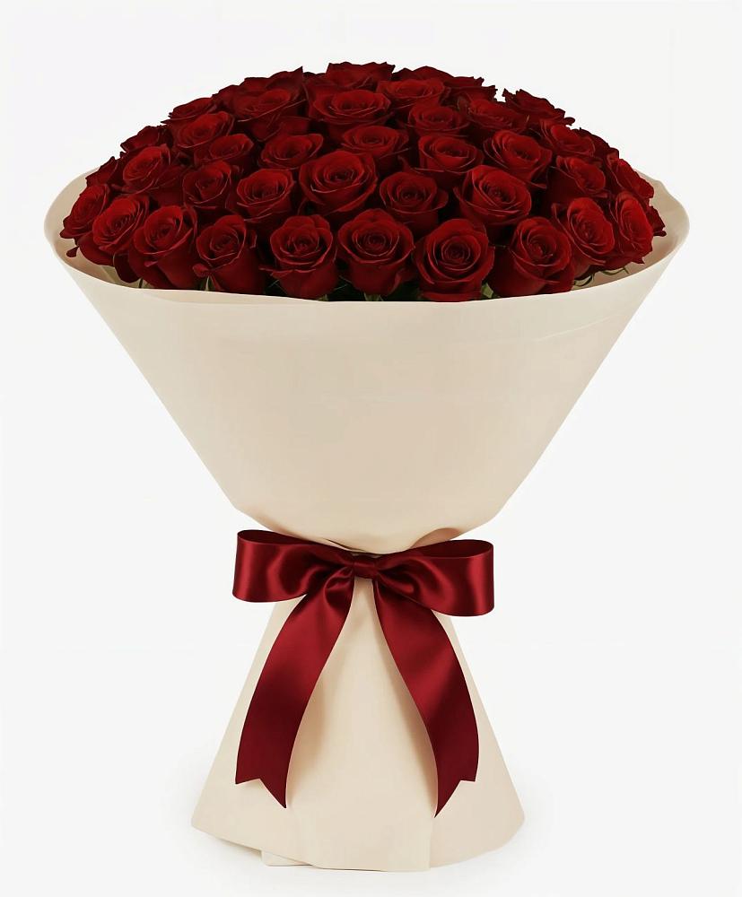 Букет 101 Бордовая роза Блэк Бакарра в Тахтамукай