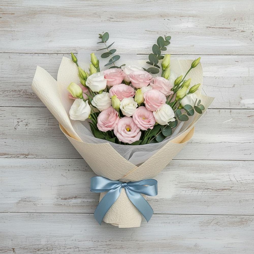 Букет цветов из: Лизиантусы в Тахтамукай